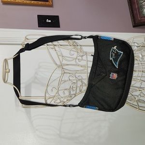✨3 for $15 sale ✨Carolina Panthers NFL Black Jersey Crossbody Purse